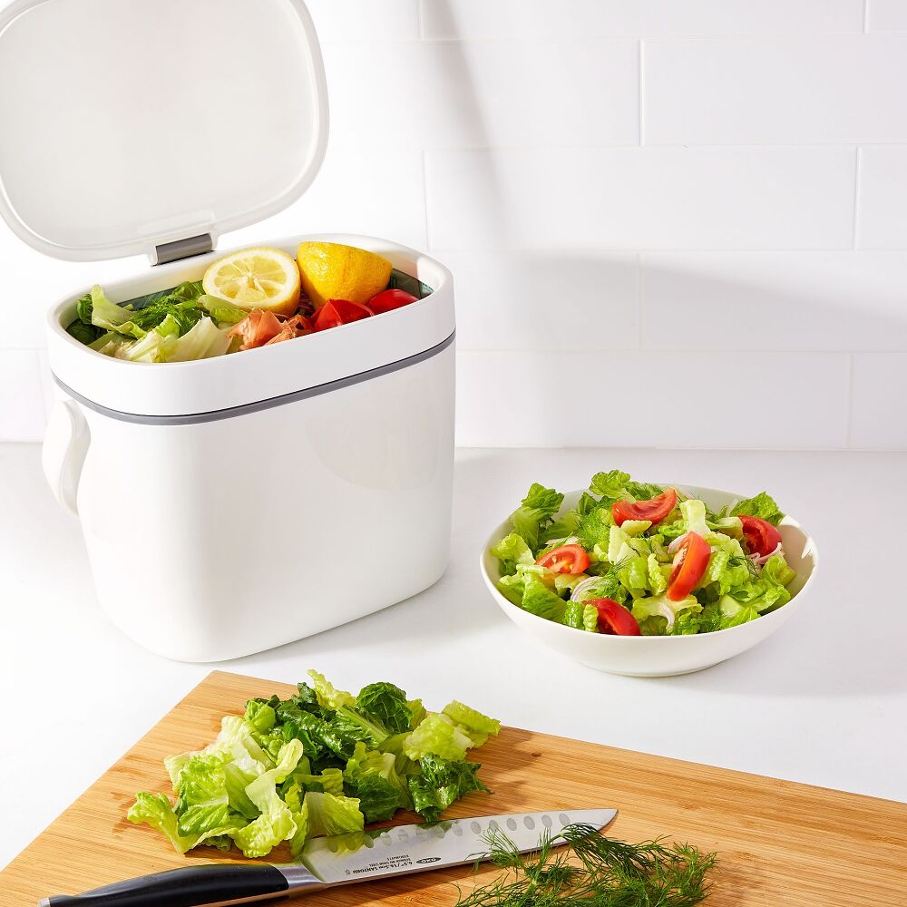 Easy-Clean Compost Bin - 1.75 Gal X4