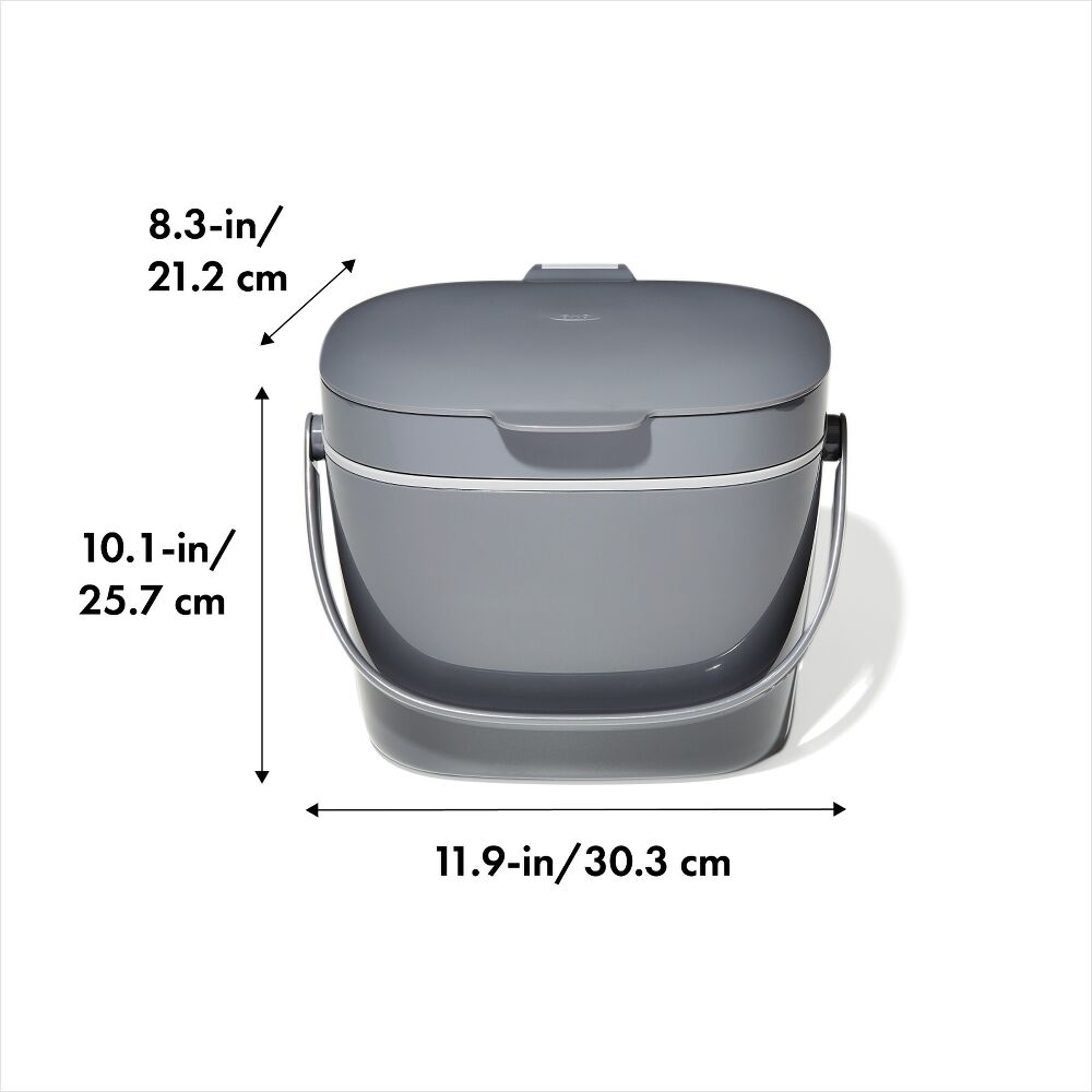 Easy-Clean Compost Bin - 1.75 Gal X4