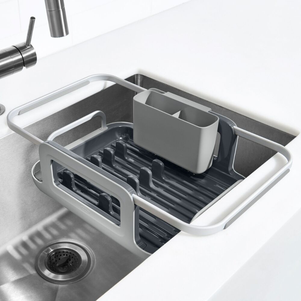 Over-the-sink Aluminum Dish Rack L9