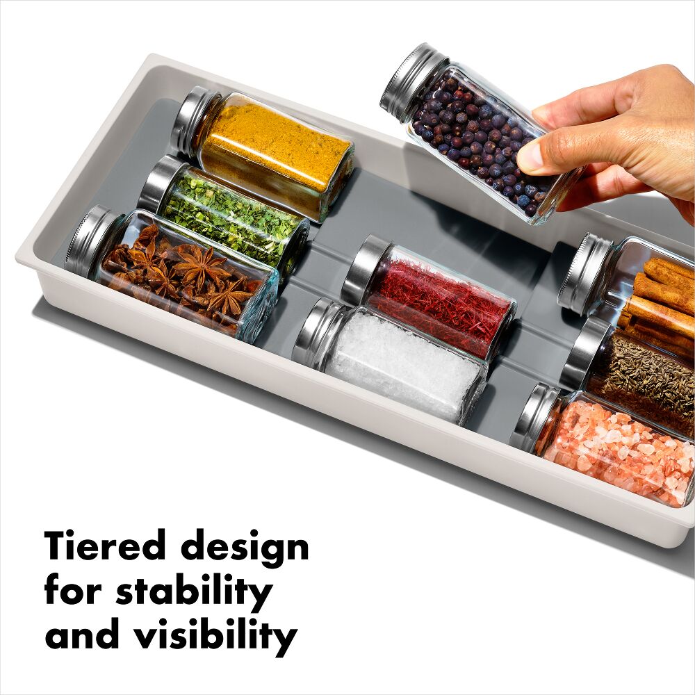Compact Spice Drawer Organizer T0