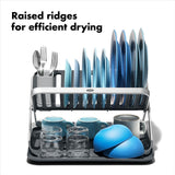 OXO Good Grips Aluminum Fold Flat Dish Rack W2