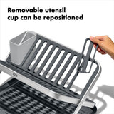 OXO Good Grips Aluminum Fold Flat Dish Rack W2
