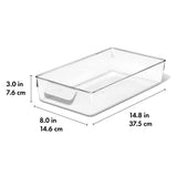 Refrigerator Storage Bin 8 In X 14 In T9