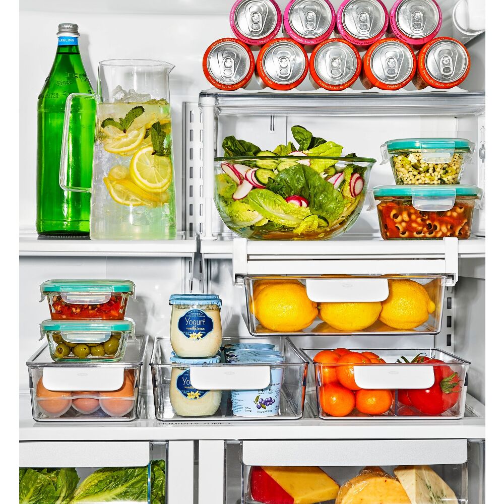 Adjustable Refrigerator Storage Bin K0