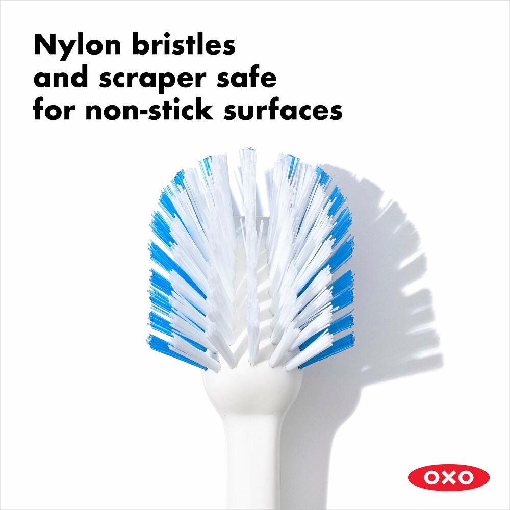 Dish Brush with Scraper K8
