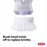Soap Dispensing Palm Brush D4