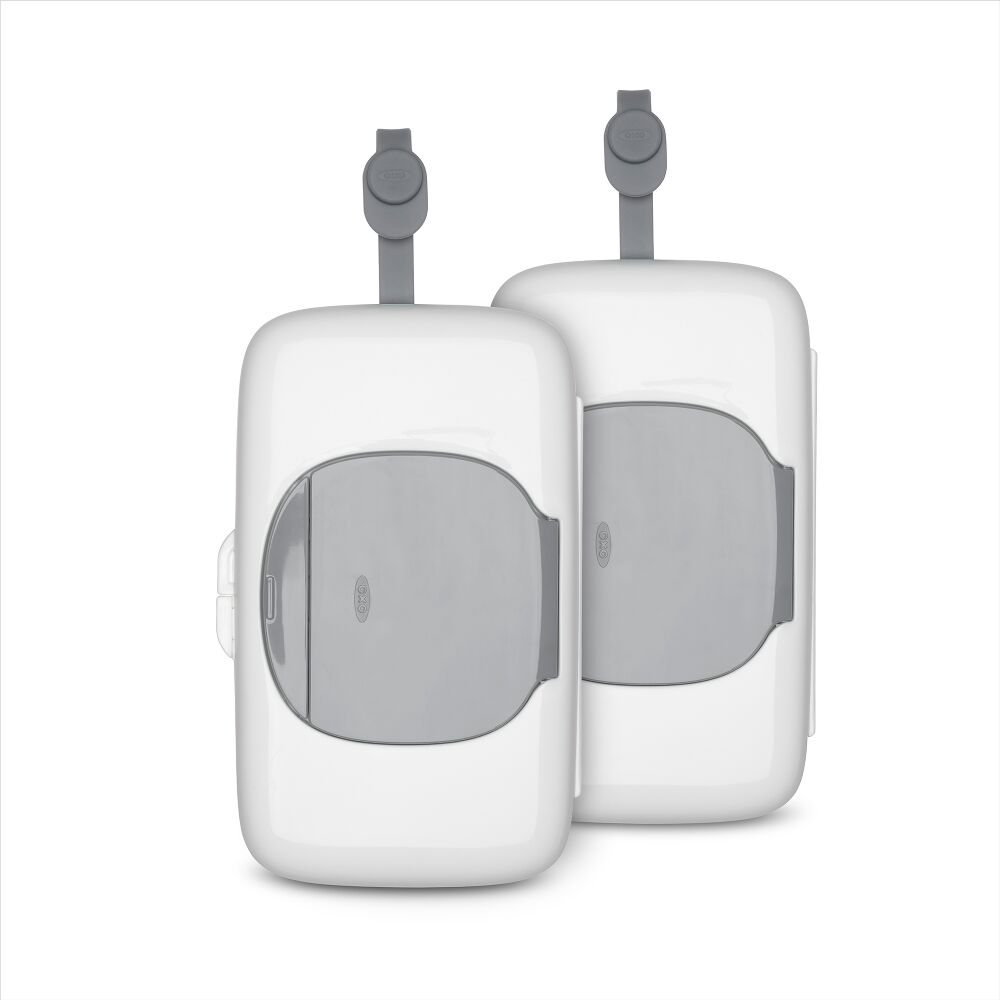 OXO TOT 2-Pack On-the-Go Wipes Dispenser, Gray V3