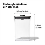 POP Container - Rectangle Medium (2.7 Qt/2.6 L) B7