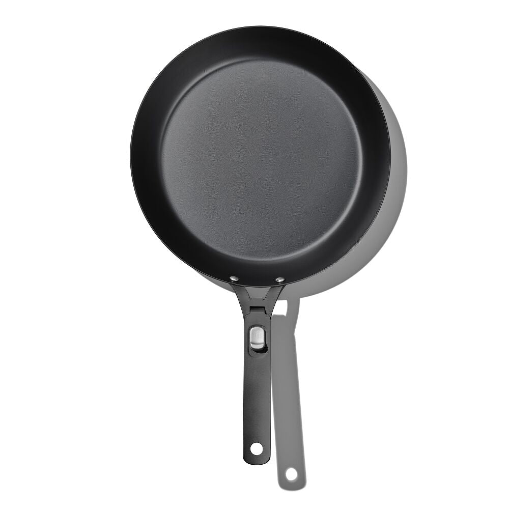 Outdoor 12-inch Carbon Steel Pan with Removable Handle P1