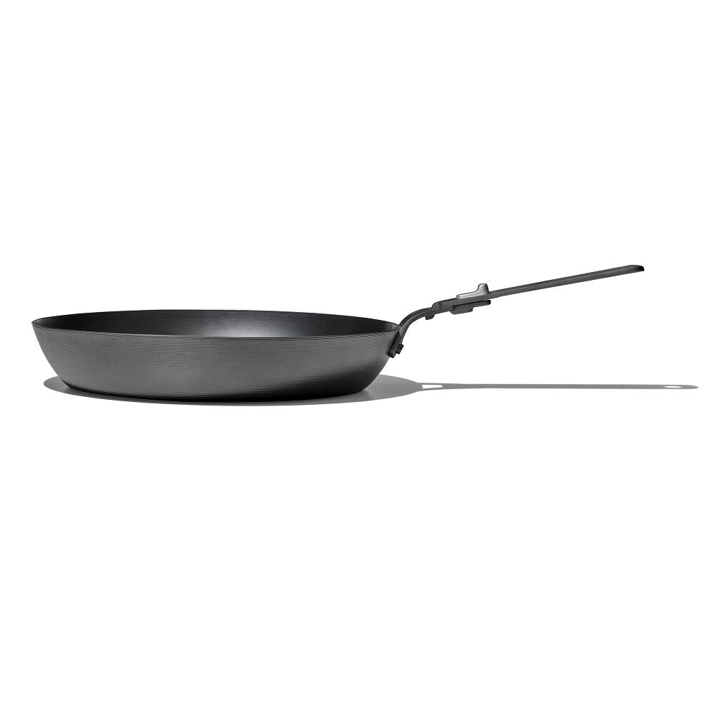 Outdoor 12-inch Carbon Steel Pan with Removable Handle P1