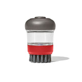 Outdoor Soap Dispensing Dish Brush with Storage Case O1