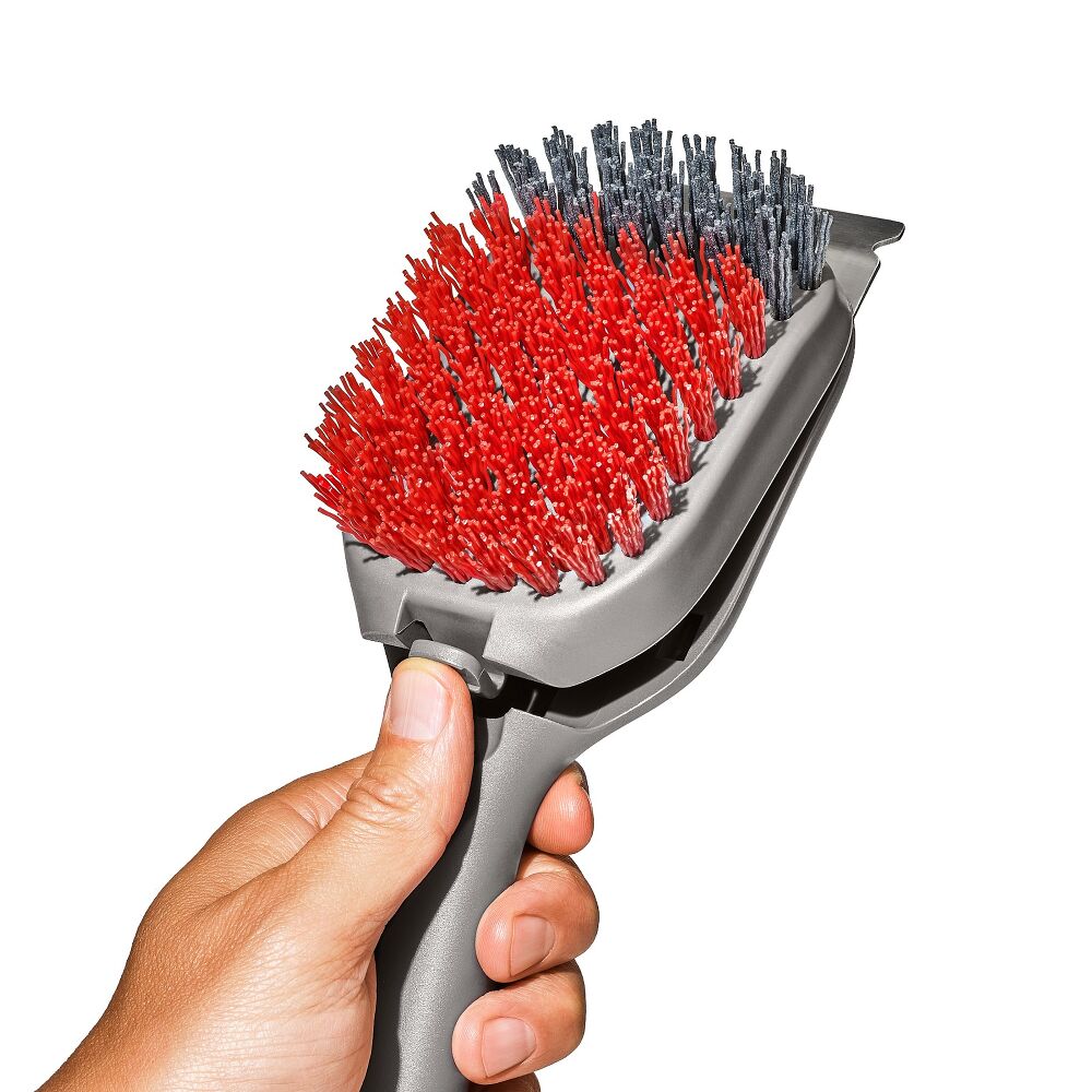 Outdoor Nylon Grill Brush Set of 2 Replacement Heads Q8