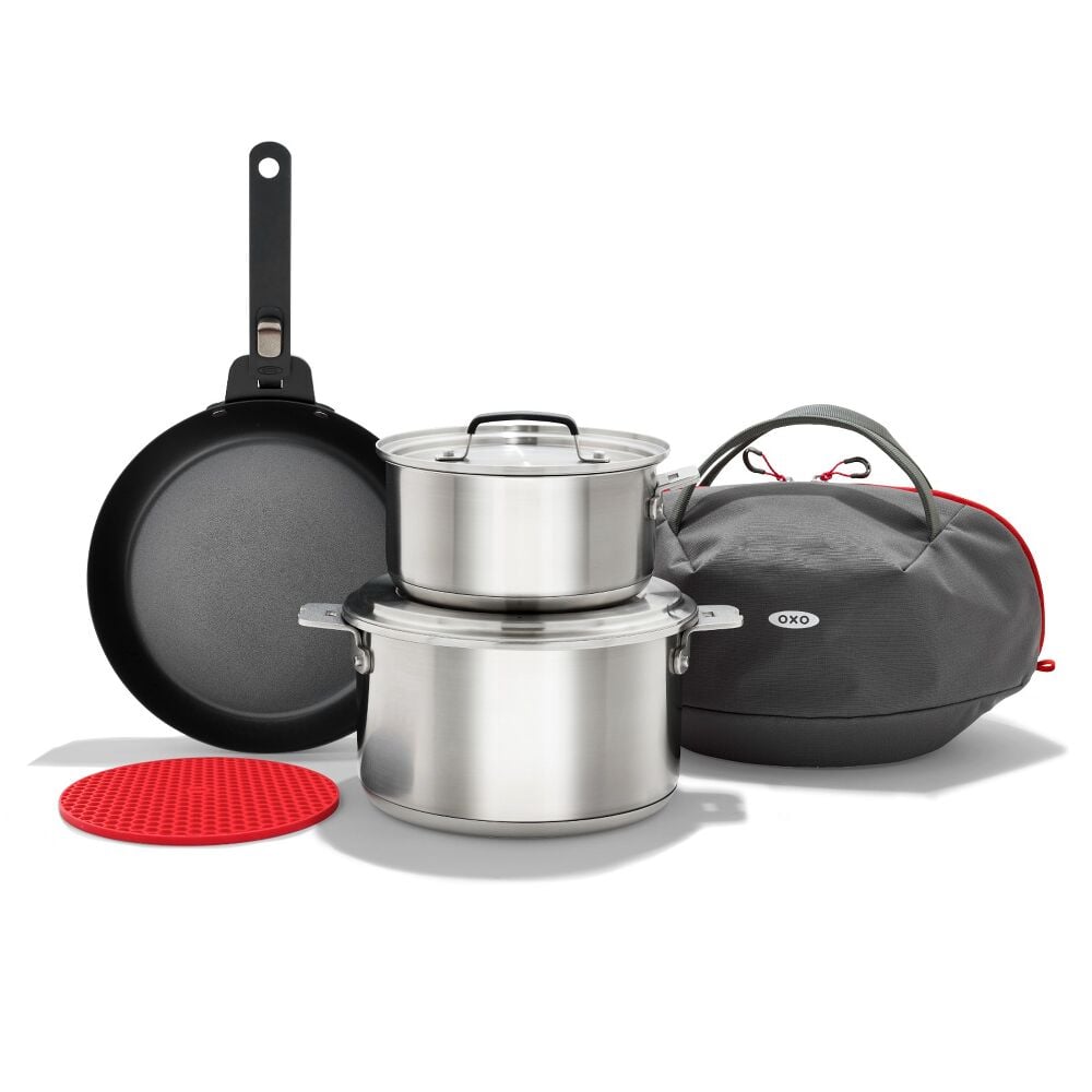 Outdoor Camp Cookware Set with Travel Bag O6