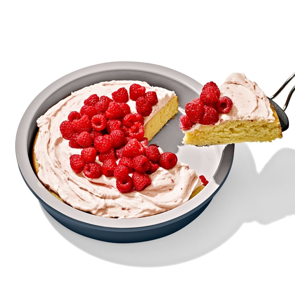 Non-Stick Pro Ceramic Coated Metal Bakeware 9” Round Cake Pan Y3