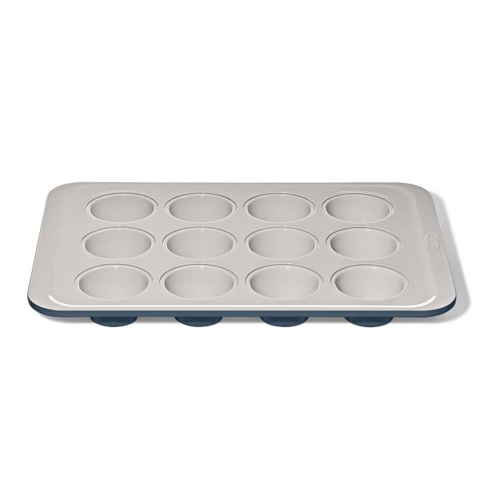 Non-Stick Pro Ceramic Coated Metal Bakeware 12 Cup Muffin Pan F3