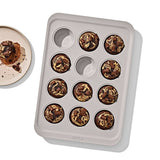 Non-Stick Pro Ceramic Coated Metal Bakeware 12 Cup Muffin Pan F3