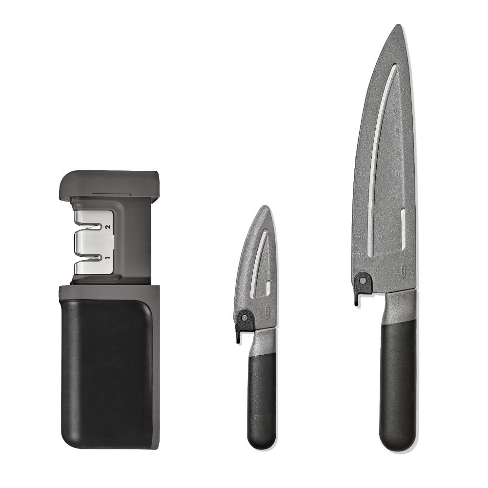 3-Piece Knife & Sharpener Set K4