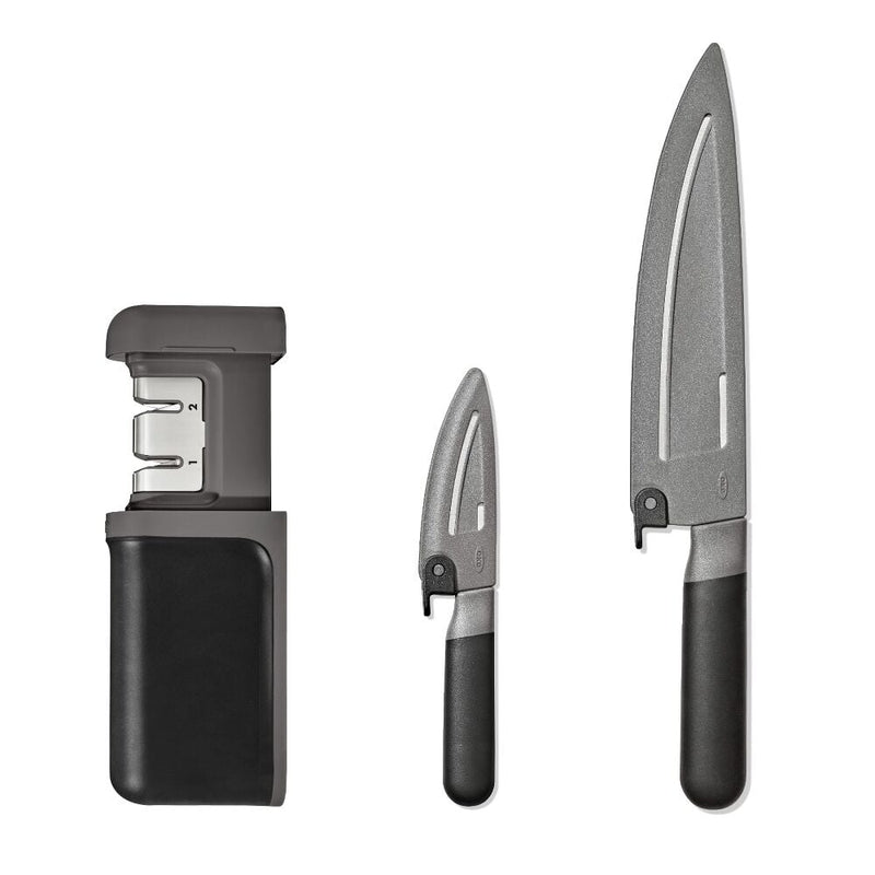 3-Piece Knife & Sharpener Set K4