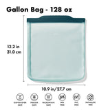 Silicone Reusable Bag - Gallon Bag (128 oz) - Lagoon S4