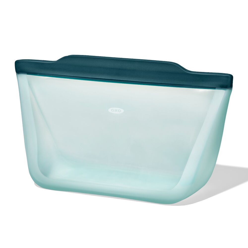 Silicone Reusable Bag - Stand-Up Half Gallon (64 oz) - Lagoon Y4
