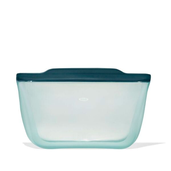Silicone Reusable Bag - Stand-Up Half Gallon (64 oz) - Lagoon Y4