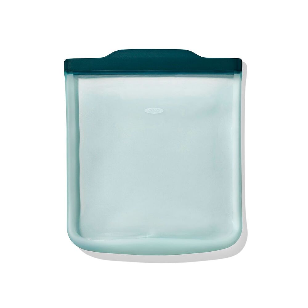 Silicone Reusable Bag - 4 Piece Starter Set - Oat/Lagoon B6