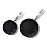 Enhanced Non-Stick 2-Piece Frypan Set — Black G7
