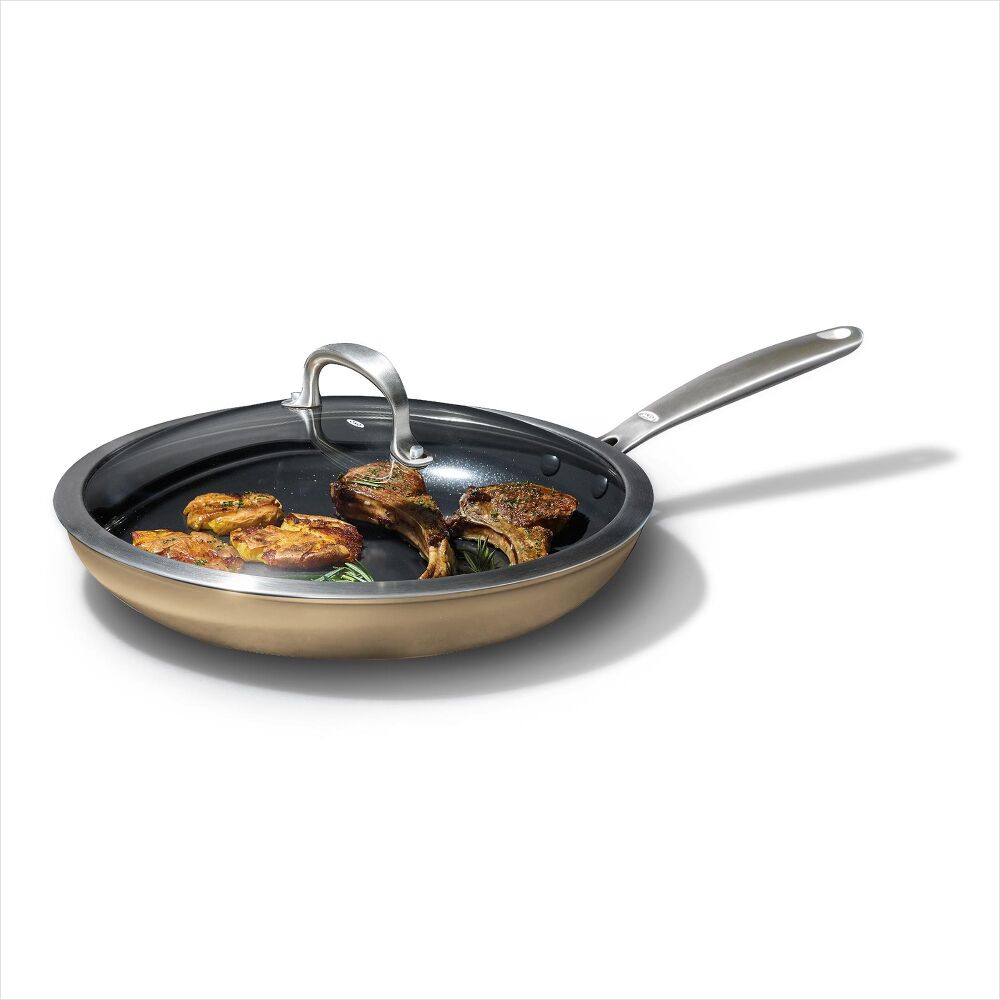 OXO Enhanced Non-Stick 12-Inch Frypan with Lid X3