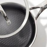 Trident Hybrid Non-Stick Stainless Steel 2.5 Qt Saucepan with Lid I7