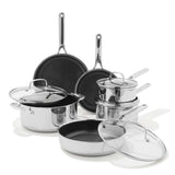 Trident Hybrid Non-Stick Stainless Steel 10-Piece Set D3