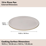 Non-Stick Pro Ceramic Coated Metal Bakeware 15” Pizza Pan I5