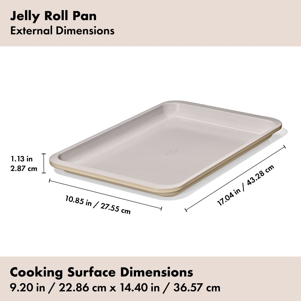 Non-Stick Pro Ceramic Coated Metal Bakeware Jelly Roll Pan I7