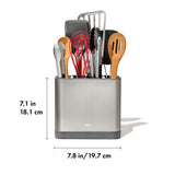 Adjustable Stainless Steel Utensil Holder - Large W9