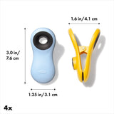 Magnetic All-Purpose Clips - 4-Pack - assorted colors O8