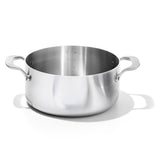 Stainless Steel Mira Series 5.2qt Casserole And Lid T3