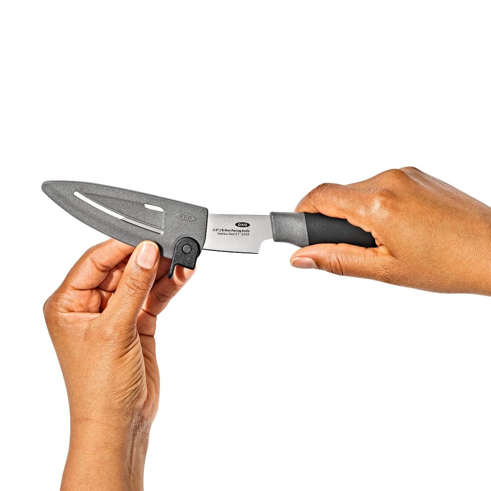 3.5 in Paring Knife with Locking Sheath A0