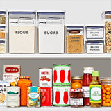 2-Piece Prelabeled POP Container Set with Scoop F2