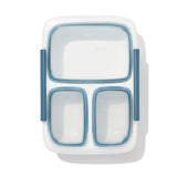 Prep & Go 4.1-Cup Divided Container - Ocean Blue E9
