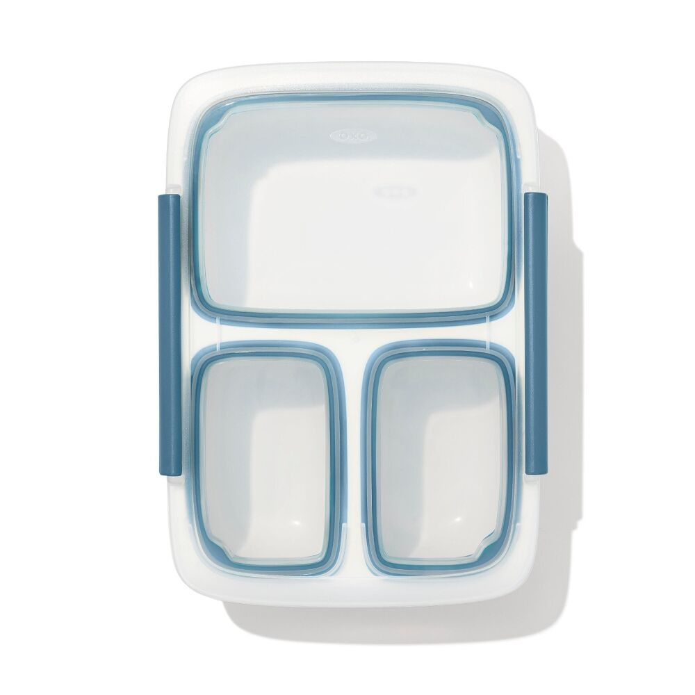 Prep & Go 4.1-Cup Divided Container - Ocean Blue E9
