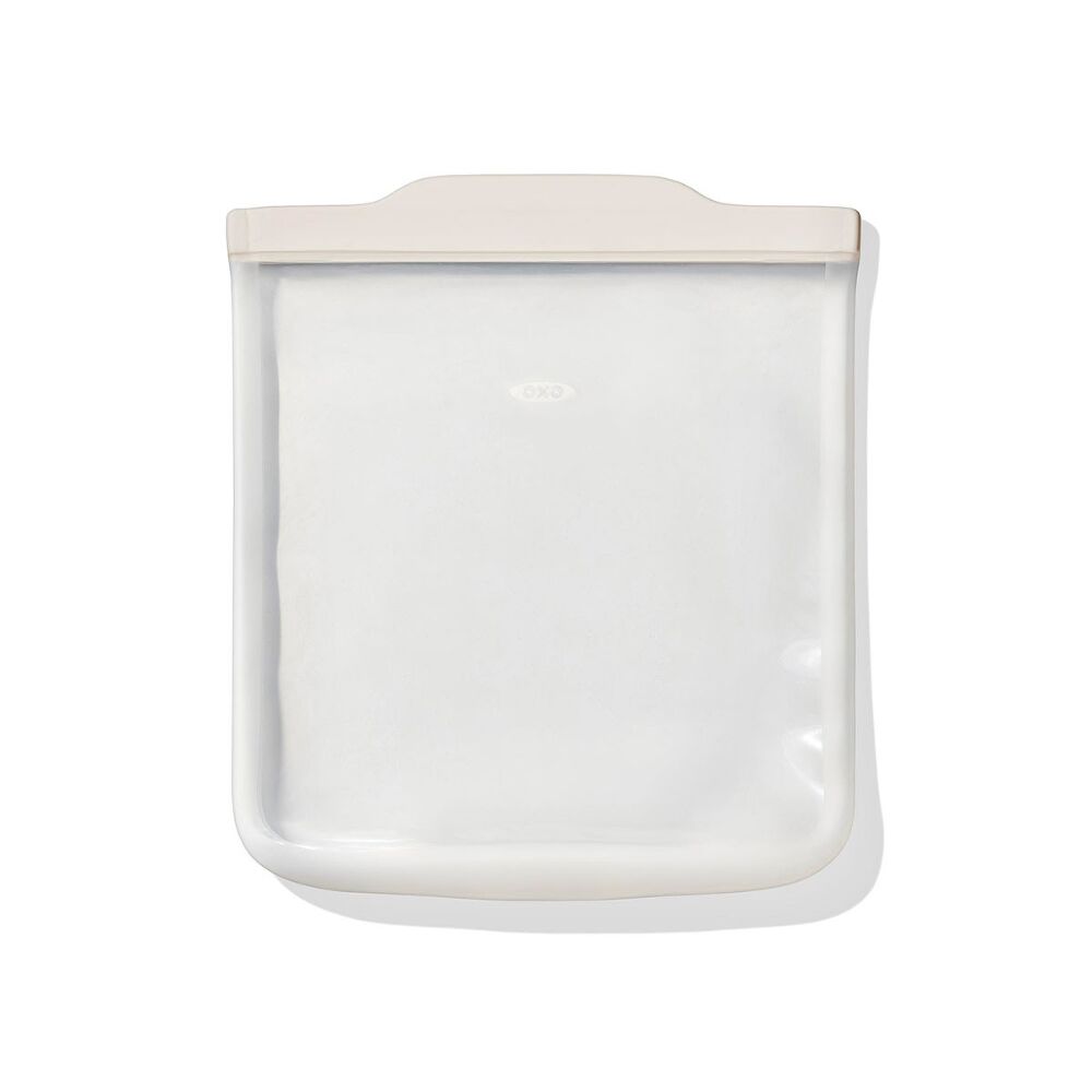 Silicone Reusable Bag - Half Gallon Bag (64 oz) - Oat Y0