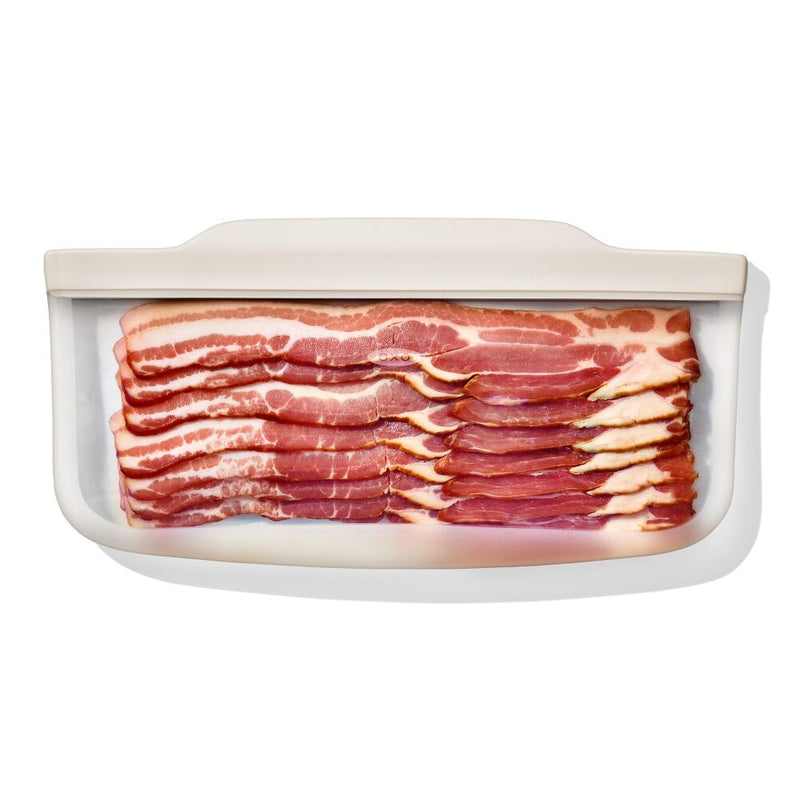 Silicone Reusable Bag - Slim Bag (20 oz) - Oat Q4