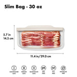 Silicone Reusable Bag - Slim Bag (20 oz) - Oat Q4