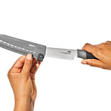 5 in Serrated Utility Knife with Locking Sheath O8