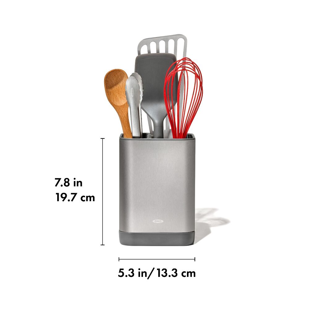 Adjustable Stainless Steel Utensil Holder - Small B5