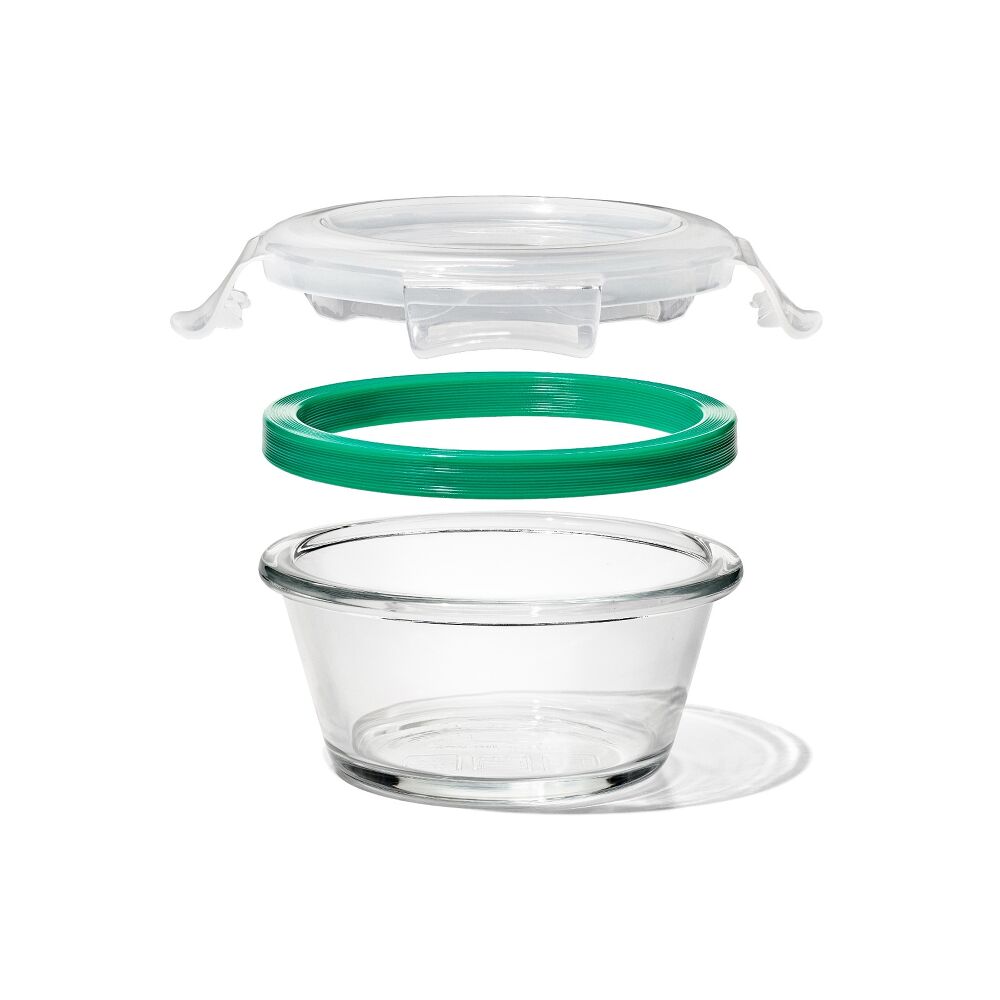 Smart Seal 8-Piece1 Cup Glass Round Container Set U7