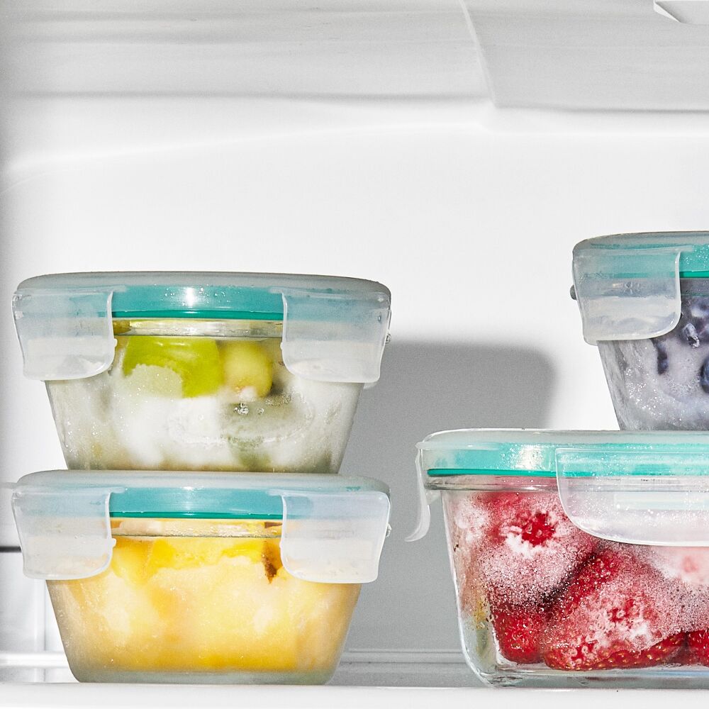 Smart Seal 8-Piece1 Cup Glass Round Container Set U7