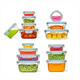 30-Piece Smart Seal Container Set - Arctic Blue R4
