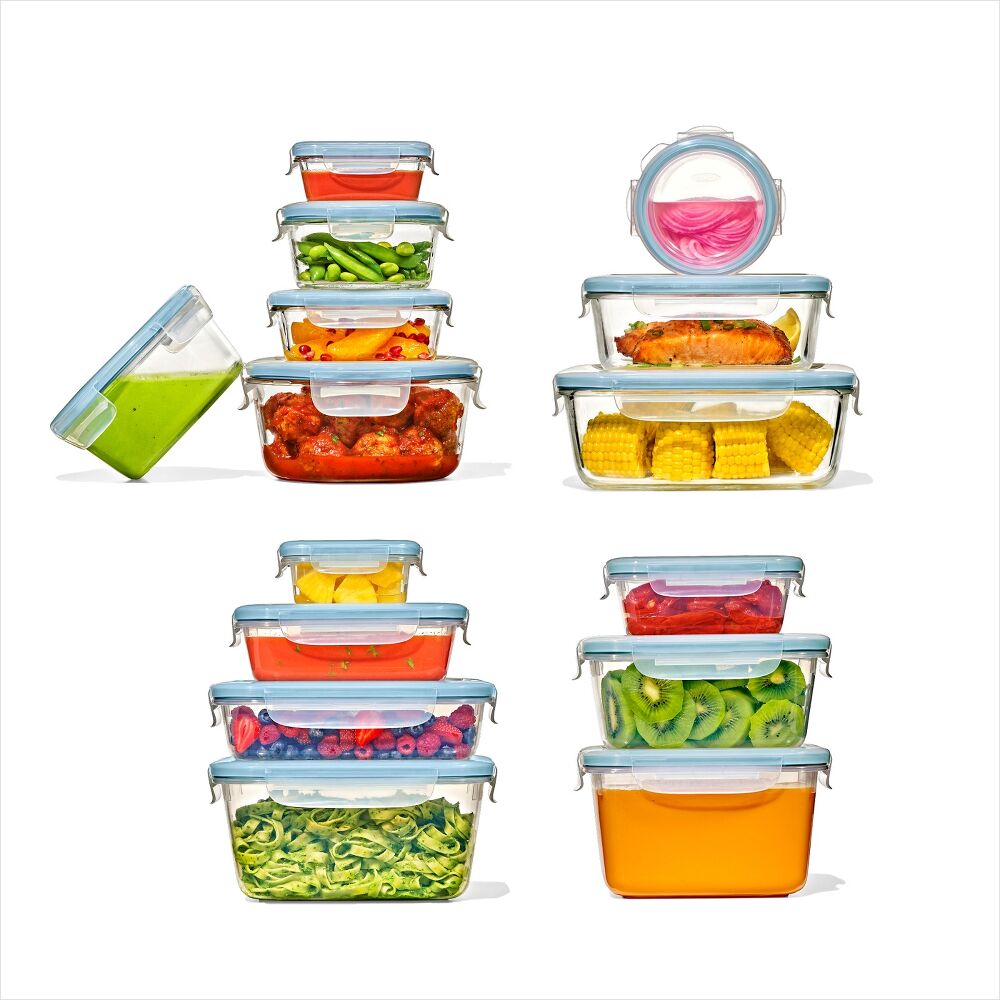 30-Piece Smart Seal Container Set - Arctic Blue R4