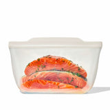 Silicone Reusable Bag - Stand-Up Half Gallon (64 oz) - Oat K2