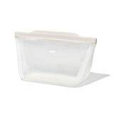Silicone Reusable Bag - Stand-Up Half Gallon (64 oz) - Oat S1